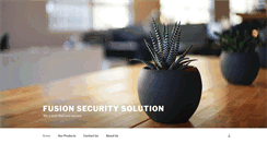 Desktop Screenshot of fusionsecuritysolution.com