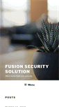 Mobile Screenshot of fusionsecuritysolution.com